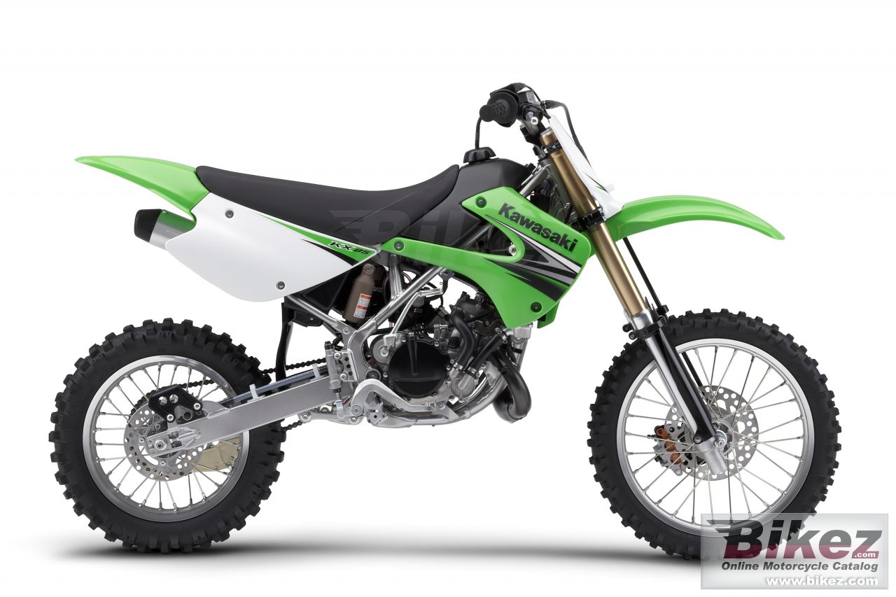 Big Kawasaki kx85 picture and wallpaper from Bikez.com